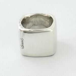 CHANEL Authentic Vintage Silver Ring